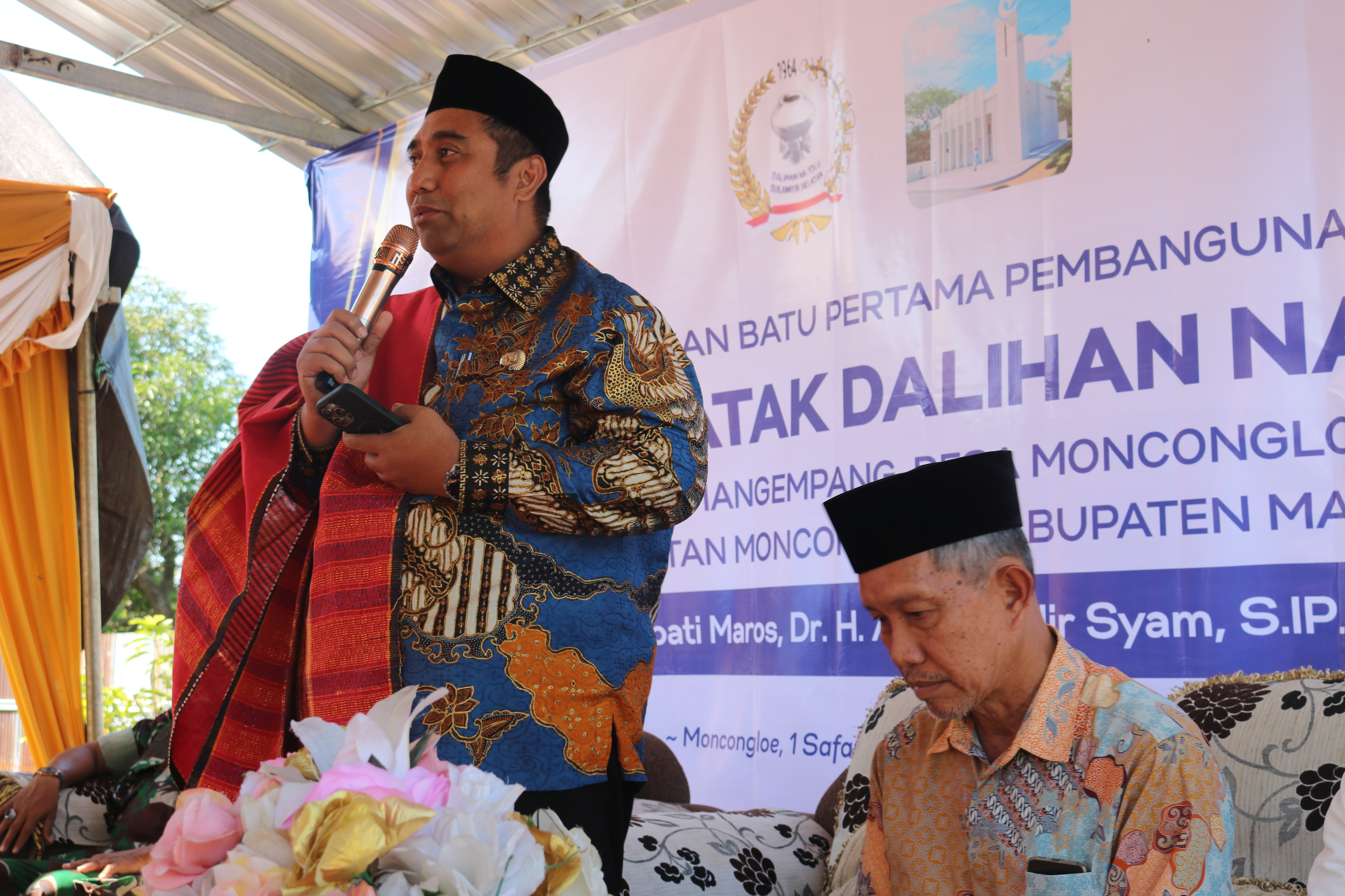Dihadiri Bupati Maros, Pembangunan Masjid Batak Dalihan Na Tolu Resmi Dimulai