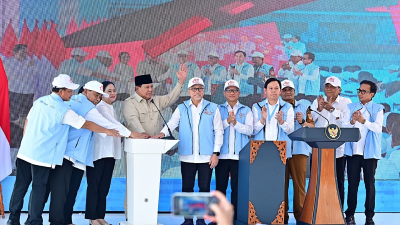 Peluncuran 80 Ribu Kopdes, Puan:Negara Hadir Lewat Koperasi Merah Putih!