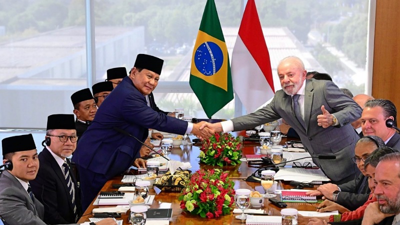 Prabowo Bertemu Lula di Brasilia, Bahas Ekonomi hingga Diplomasi Selatan