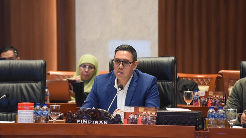 RUU Penyiaran Dikebut, DPR Janji Rampung di Periode Ini! Wakil Ketua Komisi I DPR RI, Dave Akbarshah Fikarno Laksono - Humas DPR -