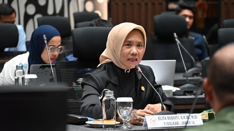 Anggaran Kodiklat TNI Terjun Bebas, Prajurit Terancam Minim Pembinaan! Anggota Komisi I DPR RI, Elita Budiati - Humas DPR -