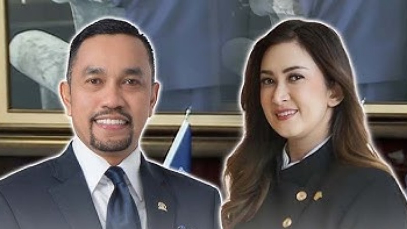 DPP NasDem nonkatifkan Ahmad Sahroni dan Nafa Urbach dari keanggotaan DPR RI. Keputusan ini berlaku mulai Senin, 1 September 2025. - Repro -