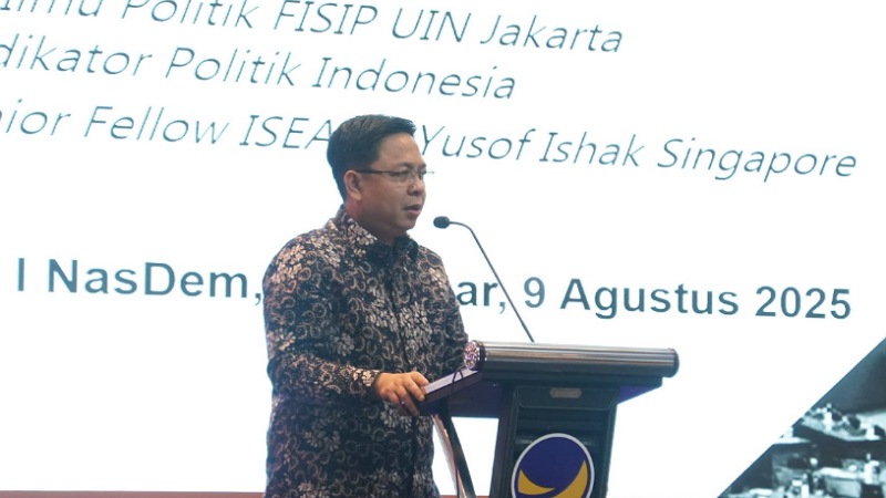 Burhanuddin Muhtadi Bongkar Tantangan Berat NasDem Menuju Tiga Besar Pemilu 2029! Direktur Eksekutif Indikator Politik Indonesia, Burhanuddin Muhtadi - Foto: X NasDem -