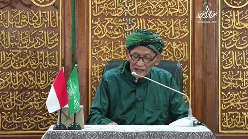 Duka Cita Buat Driver Ojol! Rais Aam PBNU Ajak Semua Pihak Tahan Diri Rais Aam Pengurus Besar Nahdlatul Ulama (PBNU), KH. Miftachul Akhyar - Repro -