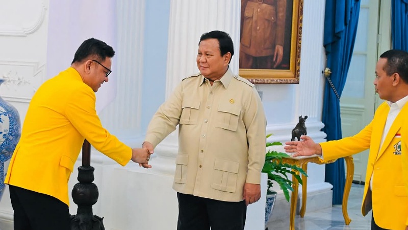 Golkar Komit Kawal Asta Cita, Presiden Prabowo Terima Bahlil Cs di Istana
