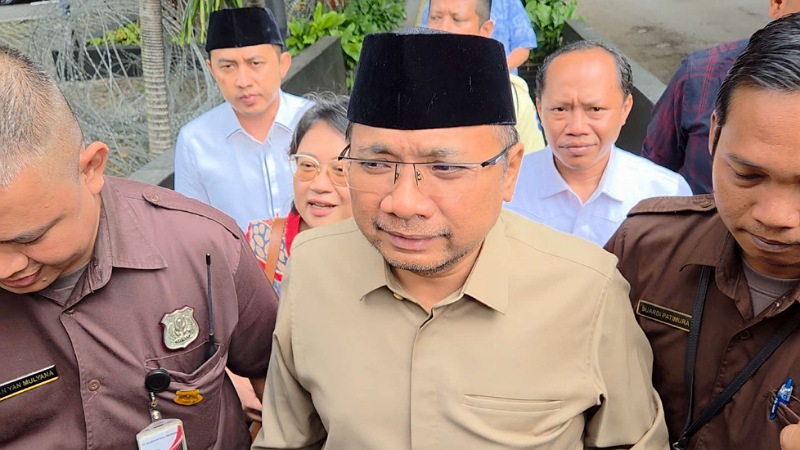 Kubu Yaqut Klaim Pembagian Kuota Haji Sesuai Aturan, Bantah Langgar UU! Mantan Menteri Agama, Yaqut Cholil Qoumas saat tiba di Gedung Merah Putih KPK, Jakarta, Kamis (7/8/2025). - Foto: Dok. RRI -