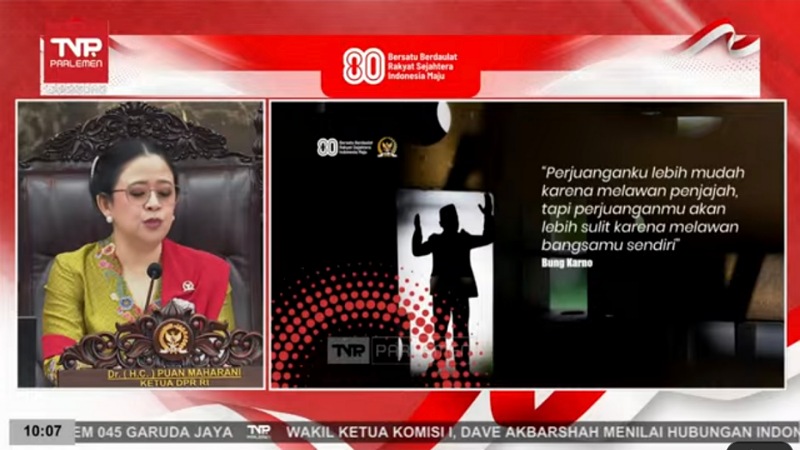 Sidang Tahunan! Puan Soroti Tantangan Menuju Indonesia Emas 2045