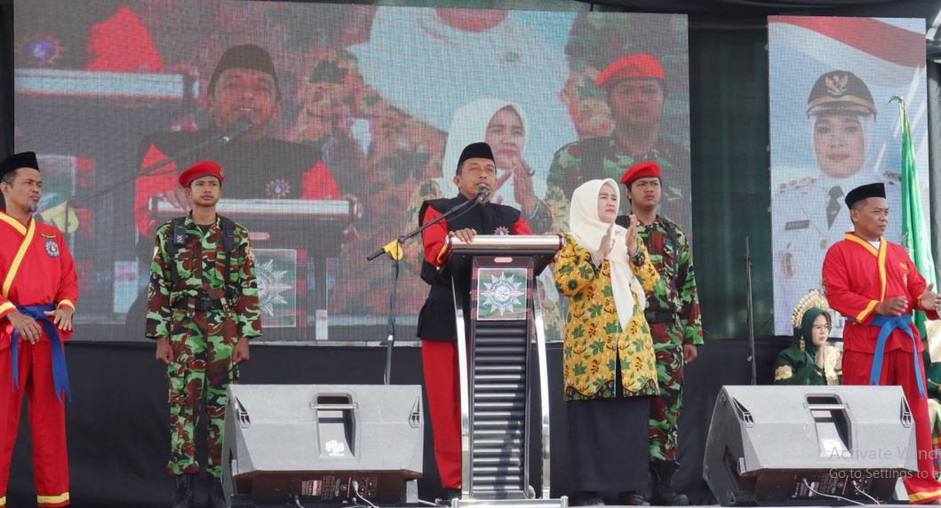 Bupati Sidrap Buka Kemah Tahfidz dan Bahasa Pakai Bahasa Arab, Ribuan Peserta Terpukau