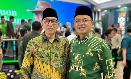 Mantan Ketua Umum DPP PKB, Prof. Dr. KH. Alwi Shihab - Wakil Sekretaris Dewan Syuro DPP PKB, Dr. KH. Maman Imanulhaq