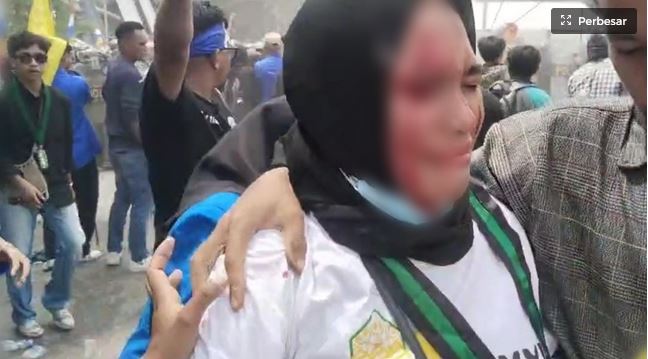 Ketua KOHATI Maluku Utara Jadi Korban, Senator Hasby Yusuf Kecam Brutalitas Aparat Ketua KOHATI BADKO HMI Maluku Utara, Aisun Salim - Istimewa -