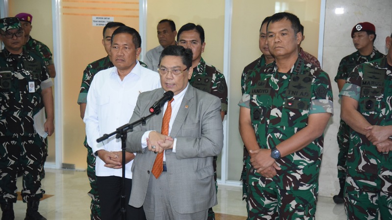 Komisi I DPR dan Pimpinan TNI Sepakat Jaga Persatuan Bangsa, Tolak Darurat Militer