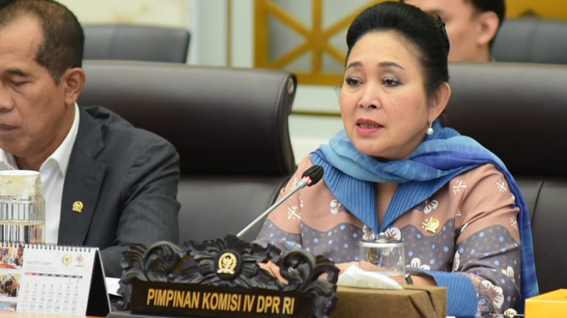 Komisi IV DPR Minta Barantin Fokus! Anggaran Rp1,65 T Harus Berdampak Nyata Ketua Komisi IV DPR RI, Siti Hediati Soeharto - Humas DPR -