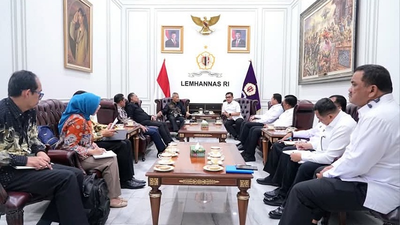Lemhannas & KPK Sepakat Perkuat Pendidikan Antikorupsi Gubernur Lemhannas RI Tb Ace Hasan Syadzily menerima silaturahmi pimpinan Komisi Pemberantasan Korupsi (KPK) RI di Kantor Lemhannas RI, Selasa (23/9/2025). - Istimewa -