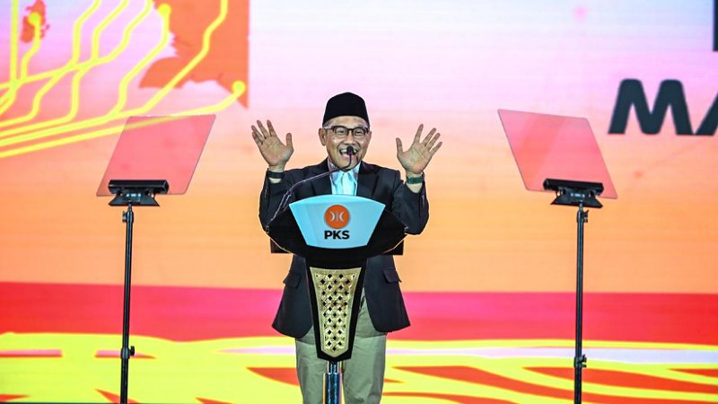Ketua Umum DPP PKB Muhaimin Iskandar saat memberikan sambutan di Acara Munas PKS VI - Foto: Dok. DPP PKS -
