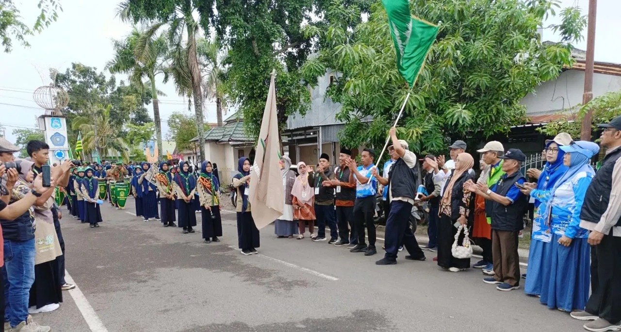 Ribuan Santri Muhammadiyah se-Sulsel Meriahkan Kemah Tahfidz dan Bahasa VIII di Sidrap