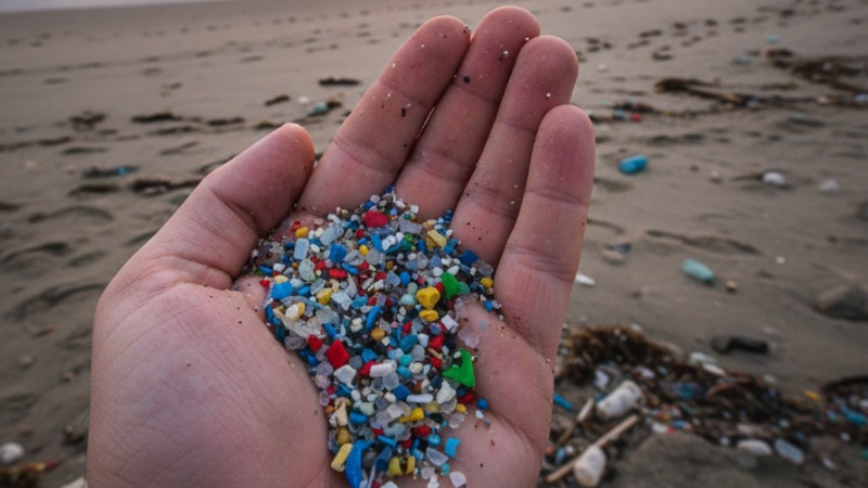 BAHAYA! Mikroplastik Sudah 'Mengotori' Air Hujan di Jakarta, BRIN Bongkar Fakta Mengejutkan! Ilustrasi mikroplastik - Dok. Kemenkes -