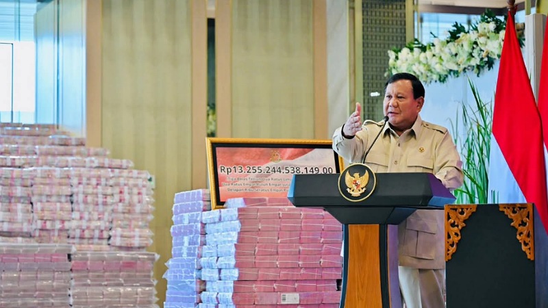 Prabowo: Uang Pengganti Korupsi CPO Bisa Bangun 8.000 Sekolah dan 600 Kampung Nelayan