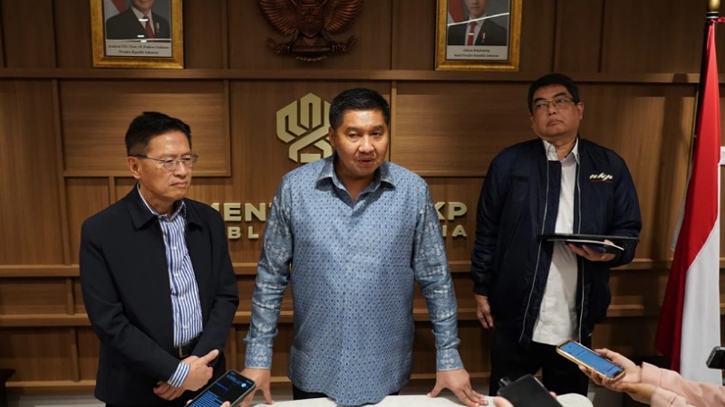 Menteri PKP Maruarar Sirait melakukan pertemuan dengan CEO Lippo Group, James Riady, membahas sejumlah agenda strategis. - Kemen PKP -
