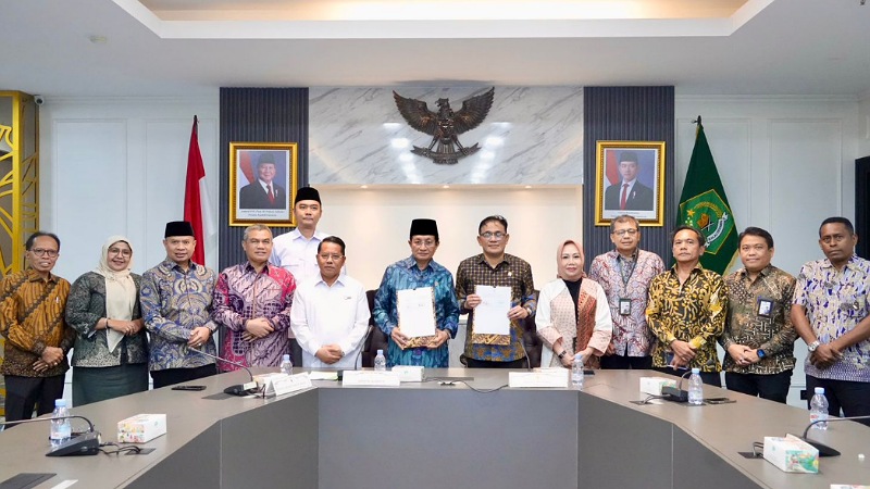 Kemenag–BP Taskin Teken MoU Penguatan Sinergi Pengentasan Kemiskinan Berbasis Agama