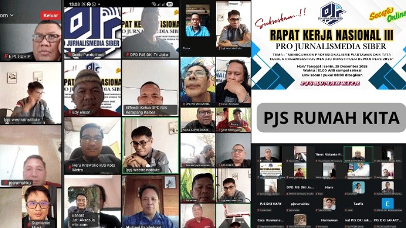 Rakernas PJS Tetapkan Tiga Pedoman Strategis, Matangkan Langkah Menuju Konstituen Dewan Pers 2026