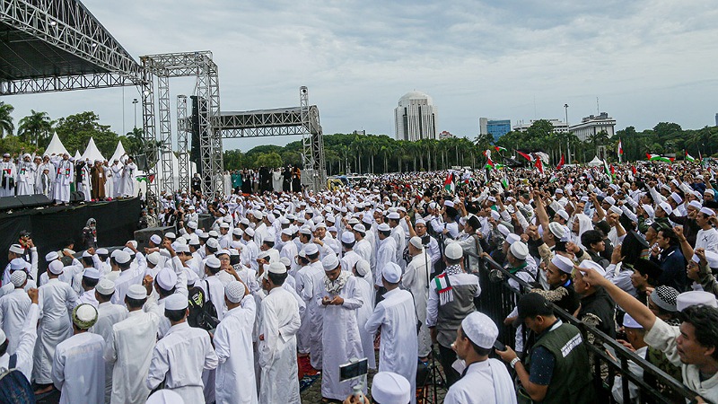 Reuni 212 Digelar Sore Ini di Monas, Doa untuk Bencana hingga Isu Palestina Warnai Agenda!