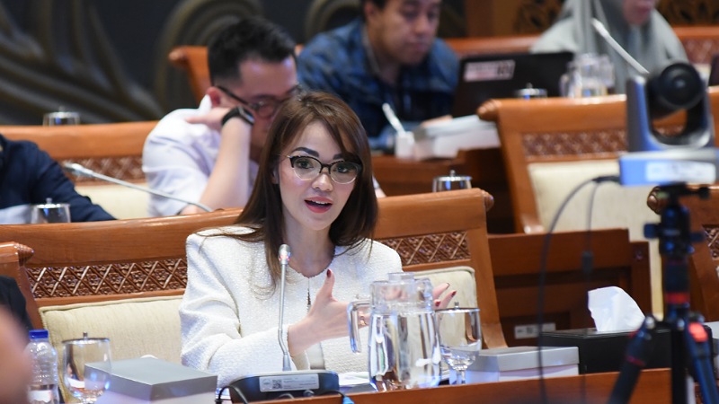 Anggota Komisi I DPR RI Andina Thresia Narang  - Humas DPR -