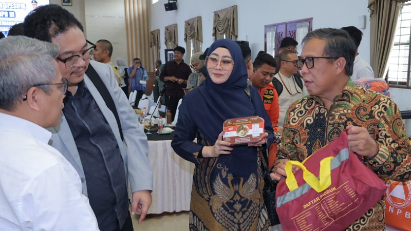 Anggota Komisi VIII DPR RI, Lisda Hendrajoni saat Kunjungan Kerja Spesifik Komisi VIII DPR RI di Kantor Bupati Deli Serdang, Sumatera Utara, Jumat (30/1/2026). - Humas DPR -