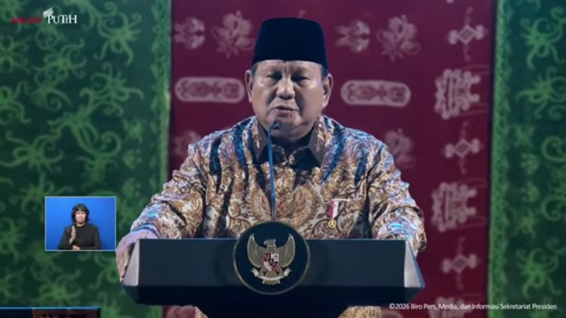 Pesan Natal Presiden Prabowo: Bangsa Bahagia, Keluarga Kuat, Indonesia Maju