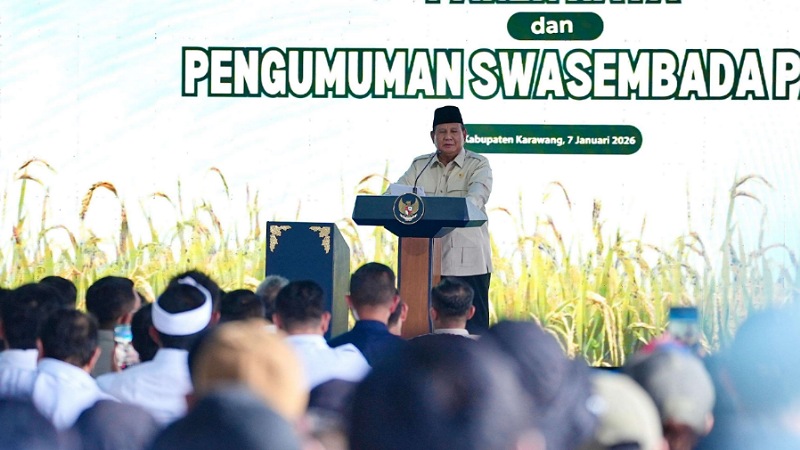 Prabowo Deklarasikan Swasembada Pangan, Indonesia Berdiri di Atas Kaki Sendiri