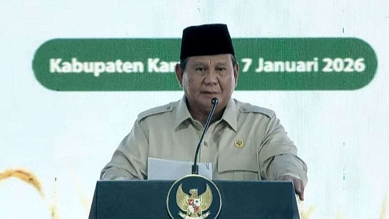 Presiden Prabowo Subianto - TangkapanLayar Youtube Setpres -