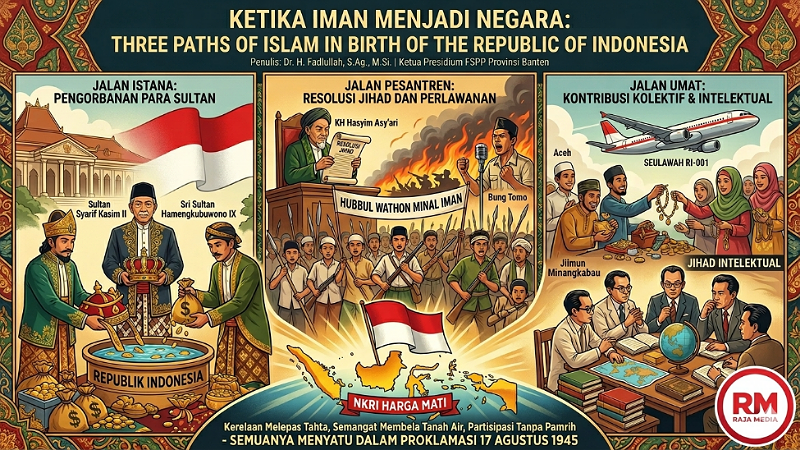 Foto kolase Raja Media -