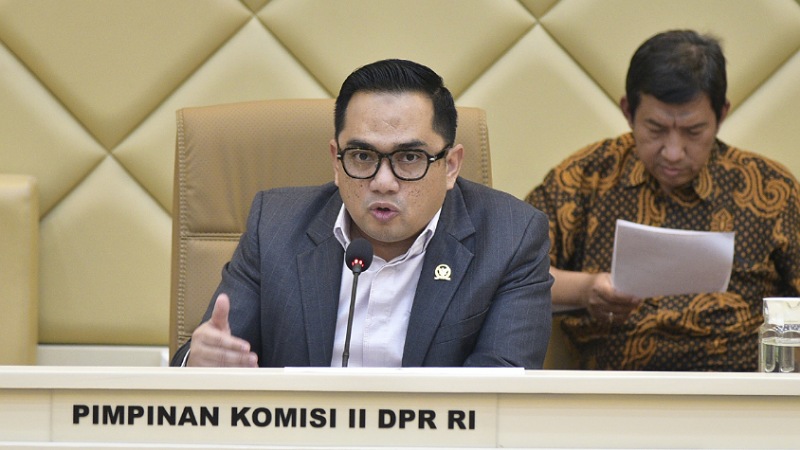 Ketua Komisi II DPR RI Rifqinizamy Karyasuda  - Humas DPR -
