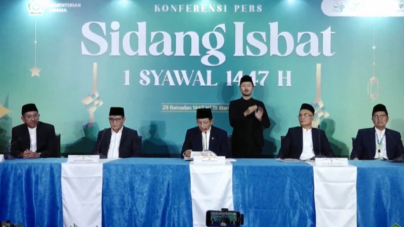 Lebaran Resmi 21 Maret! Sidang Isbat Putuskan Idulfitri 1447 H Jatuh Hari Sabtu