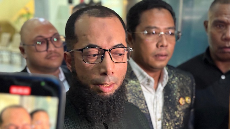 Khalid Zeed Abdullah Basalamah usai memenuhi panggilan penyidik KPK -