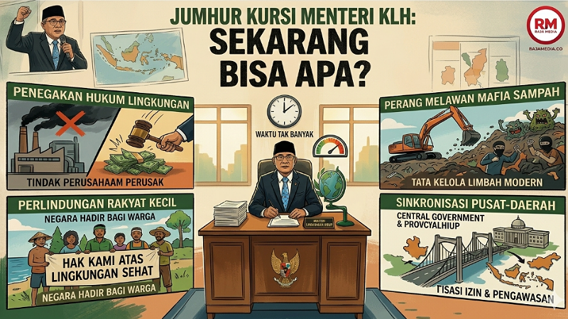 Jumhur di Kursi Menteri KLH: Sekarang Bisa Apa?