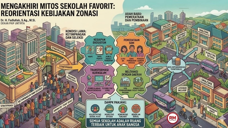 Mengakhiri Mitos Sekolah Favorit: Reorientasi Kebijakan Zonasi