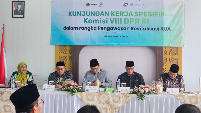 Kunker Komisi VIII DPR RI di Bogor dalam rangka pengawasan revitalisasi KUA - Foto: Dok Kemenag -