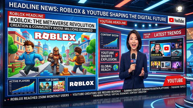 Roblox & YouTube Disorot! Pemerintah Kejar Kepatuhan Aturan Anak di Dunia Digital