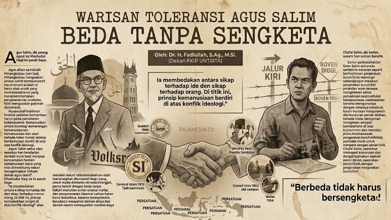 Warisan Toleransi Agus Salim: Beda tanpa Sengketa