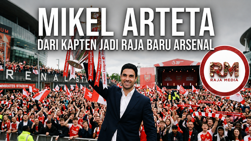 Arteta Ukir Sejarah! Dari Kapten Jadi Raja Baru Arsenal