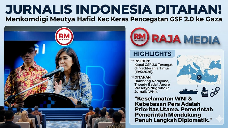 Jurnalis Indonesia Ditahan Israel! Menkomdigi Kecam Keras Pencegatan Misi Kemanusiaan