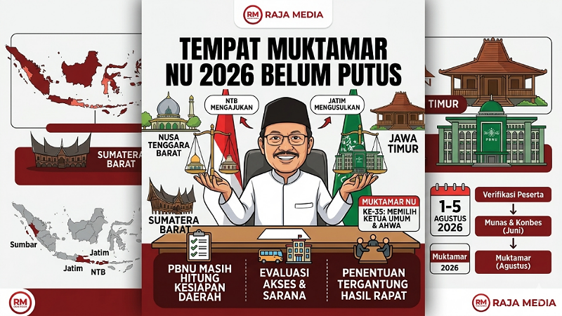 Lokasi Muktamar NU 2026 Belum Putus! NTB hingga Jatim Berebut Tuan Rumah