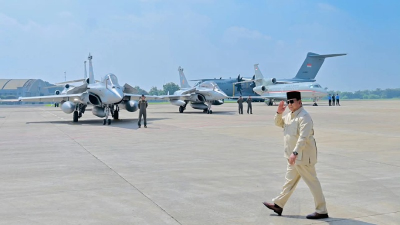 Modernisasi Pertahanan Udara TNI! Prabowo Serahkan Rafale hingga Rudal Meteor