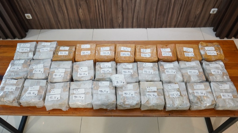 Barbuk narkoba jenis sabu - Foto: Dok PMJ -