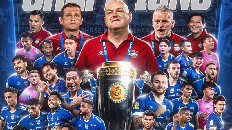 Bojan Hodak sukes hatrick juara buat Persib Bandung - Repro -