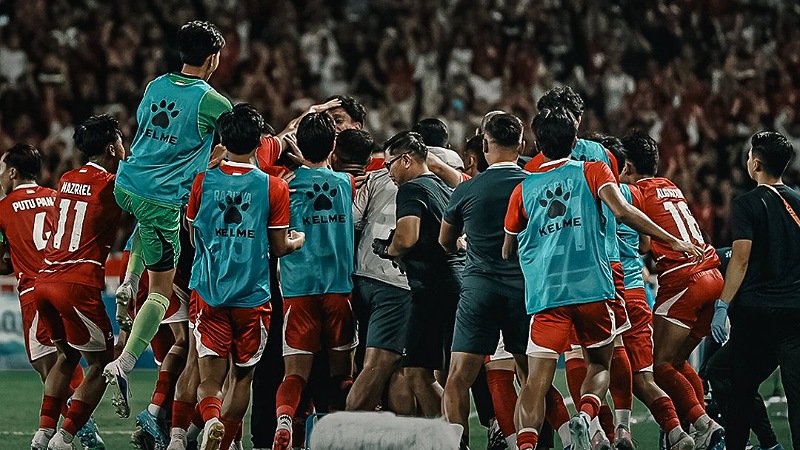 Garuda Muda Menggila! Tekuk Vietnam 2-1, Lolos Semifinal Sapu Bersih Kemenangan