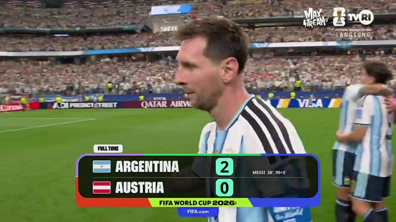Goat Messi Mengganas! Borong Dua Gol, Argentina Segel Tiket 32 Besar