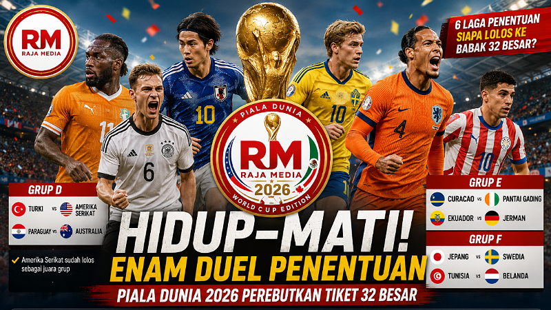 Hidup-Mati! Enam Duel Penentuan Piala Dunia 2026 Perebutkan Tiket 32 Besar