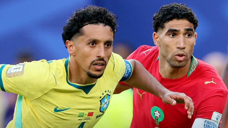 <i>Full Time:</i> Maroko Tahan Brasil! Singa Atlas Curi Poin Berharga