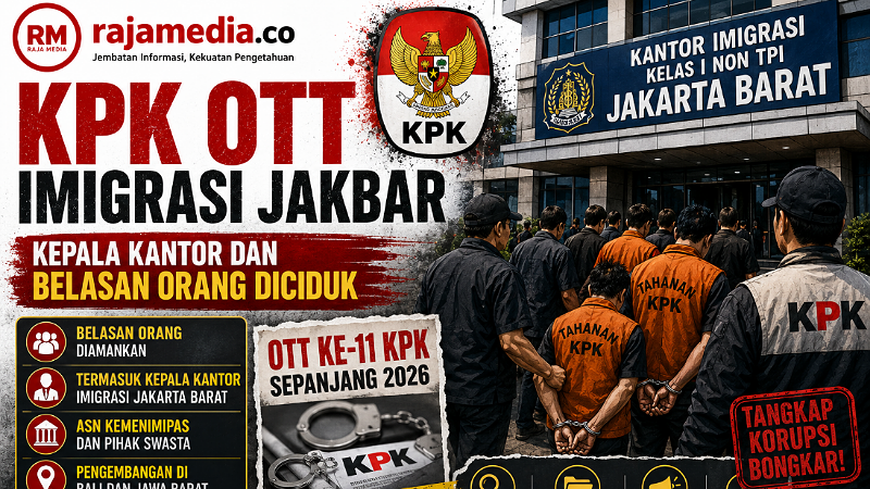 KPK OTT Imigrasi Jakbar, Kepala Kantor dan Belasan Orang Diciduk